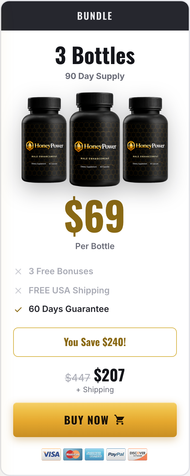 Honey Power 90 day supply